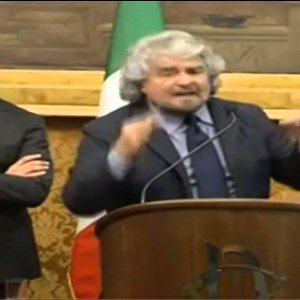 PARLA GRILLO DOPO LE CONSULTAZIONI DI RENZI